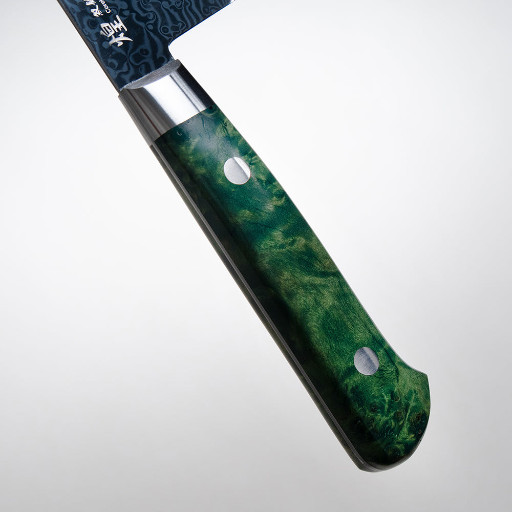 煌 -双鋼- コアレス 三徳包丁 翠嵐(すいらん)