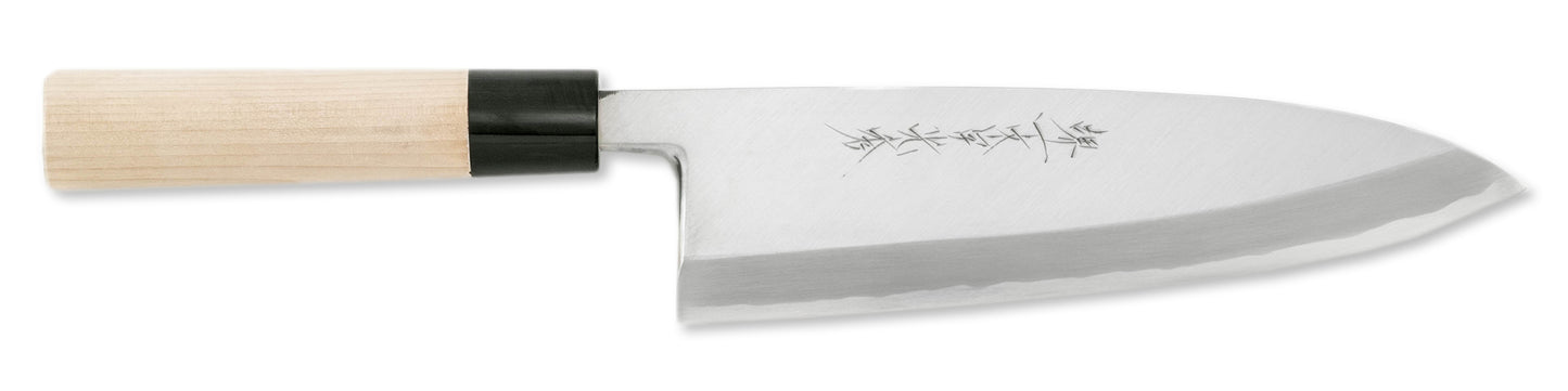 堺一文字光秀 白鋼 鍛 霞研 出刃包丁