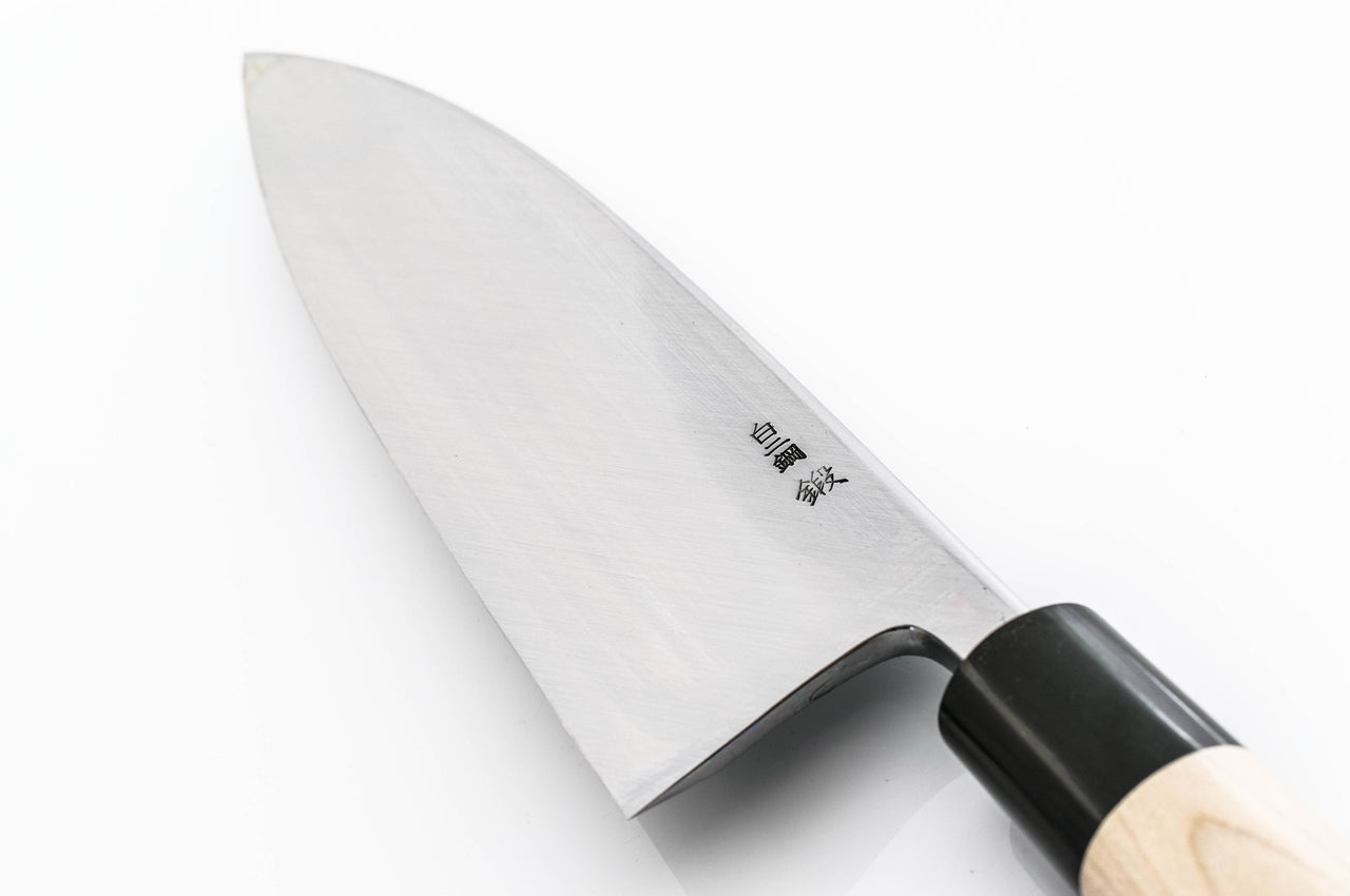 堺一文字光秀 白鋼 鍛 霞研 出刃包丁