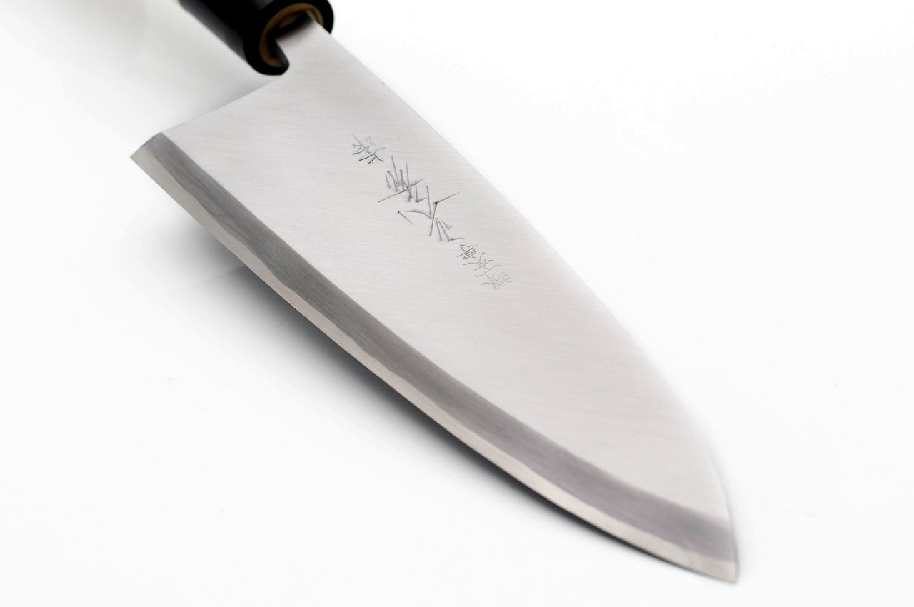 堺一文字光秀 白鋼 霞研 ふぐ出刃包丁