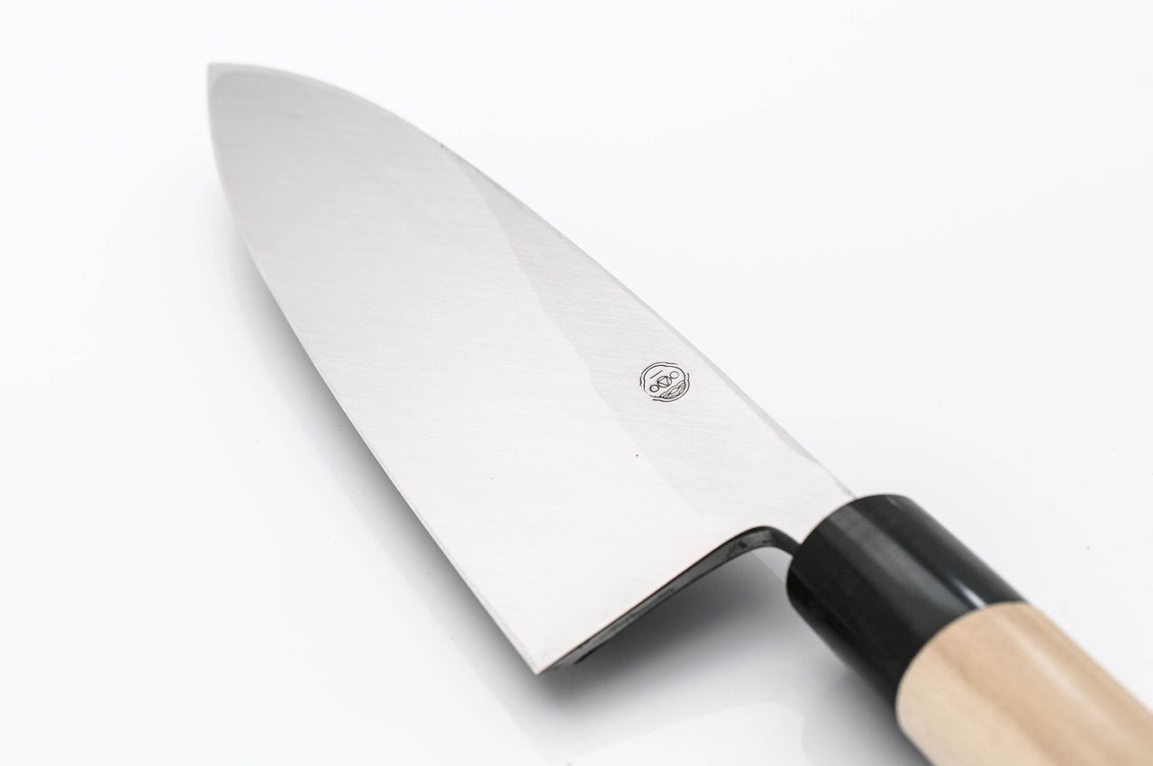 堺一文字光秀 白鋼 霞研 ふぐ出刃包丁