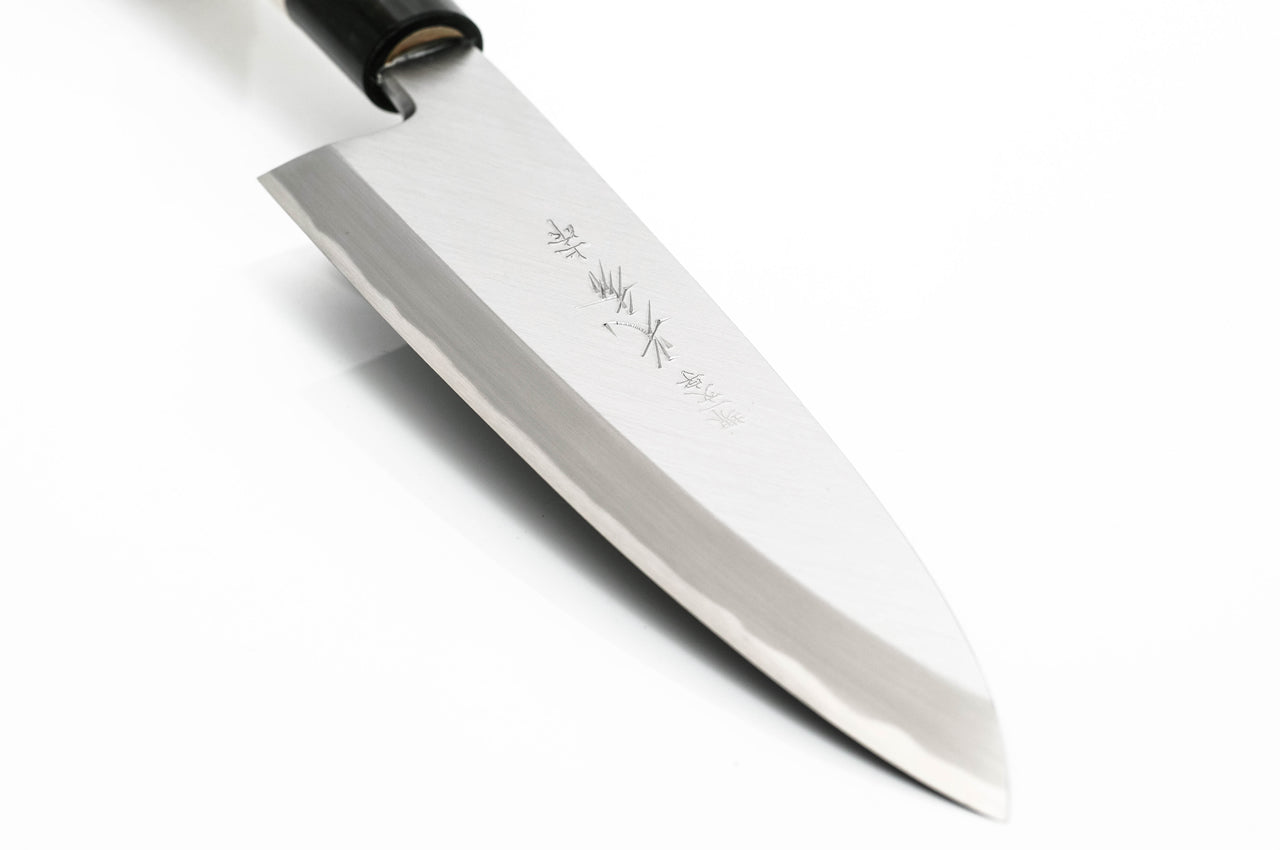 堺一文字光秀 白鋼 霞研 相出刃包丁