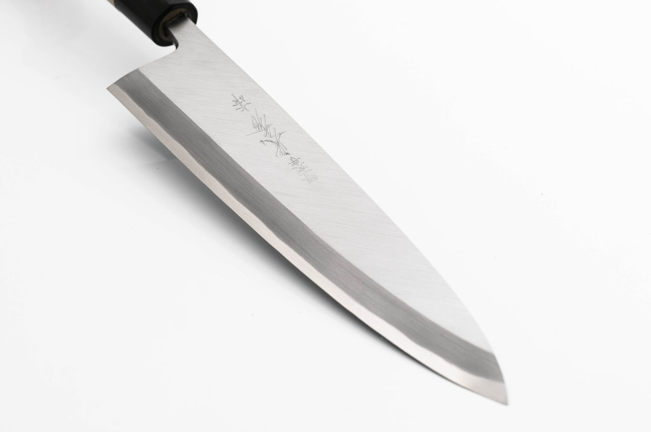 堺一文字光秀 白鋼 霞研 身卸し出刃包丁