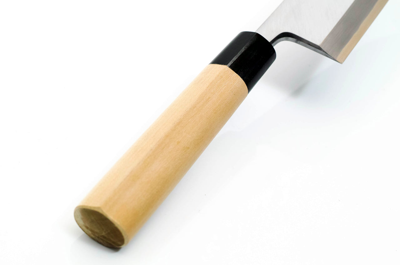 堺一文字光秀 白鋼 霞研 身卸し出刃包丁