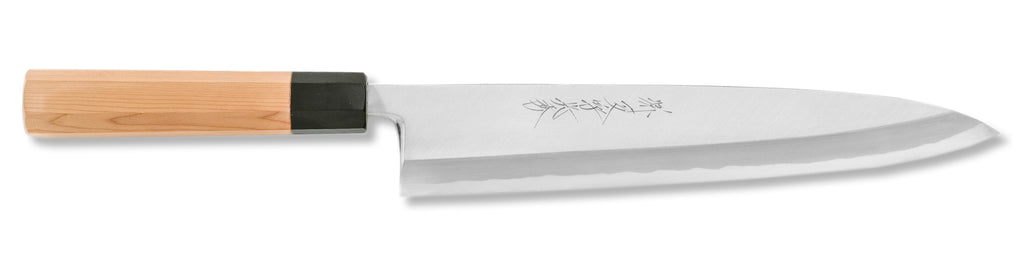 堺一文字光秀 白一鋼 紋鍛錬 身卸し出刃包丁