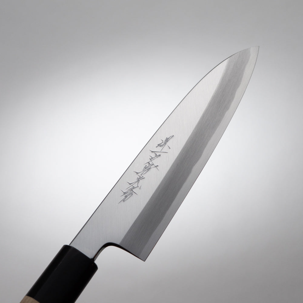 堺一文字光秀 白鋼 鍛 霞研 舟行包丁