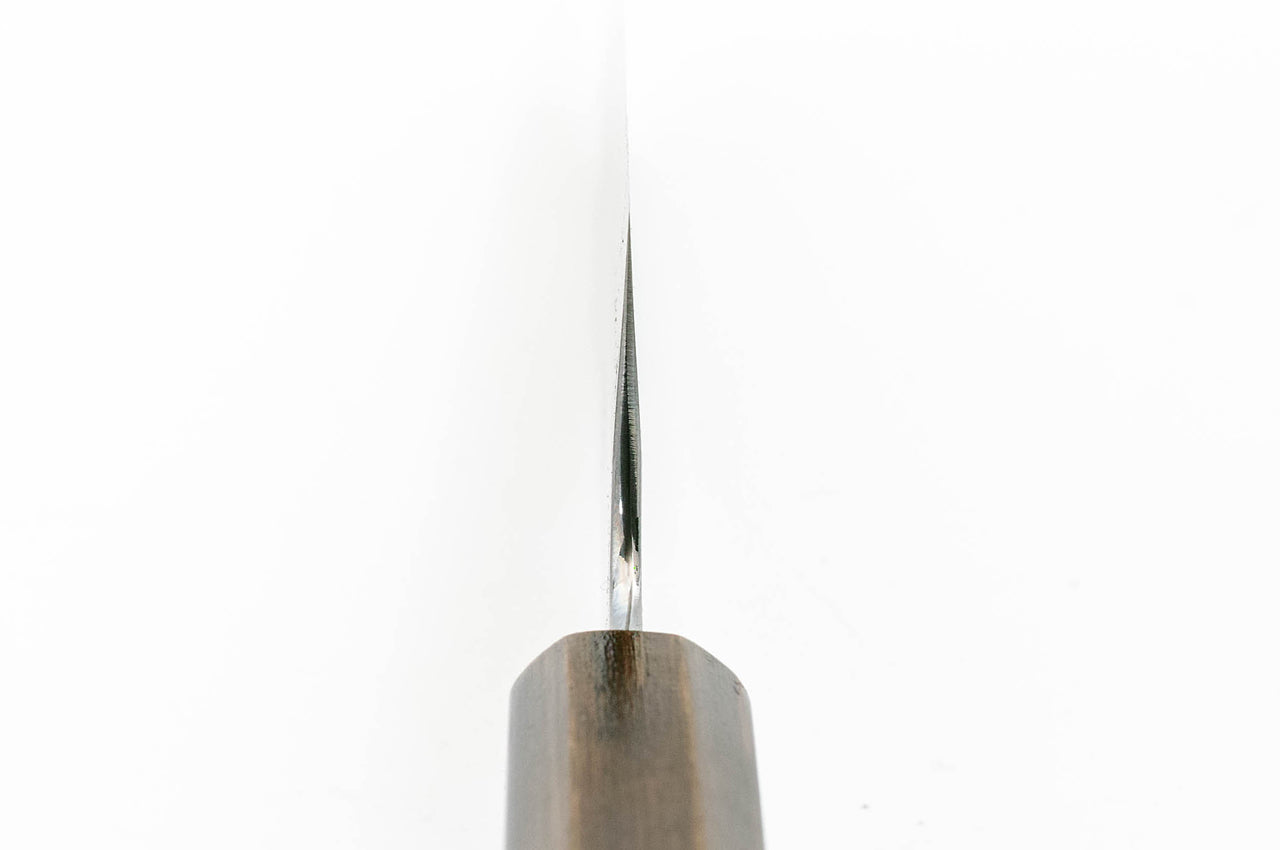 煌 青一鋼 黒呂柄 和式三徳包丁 180mm