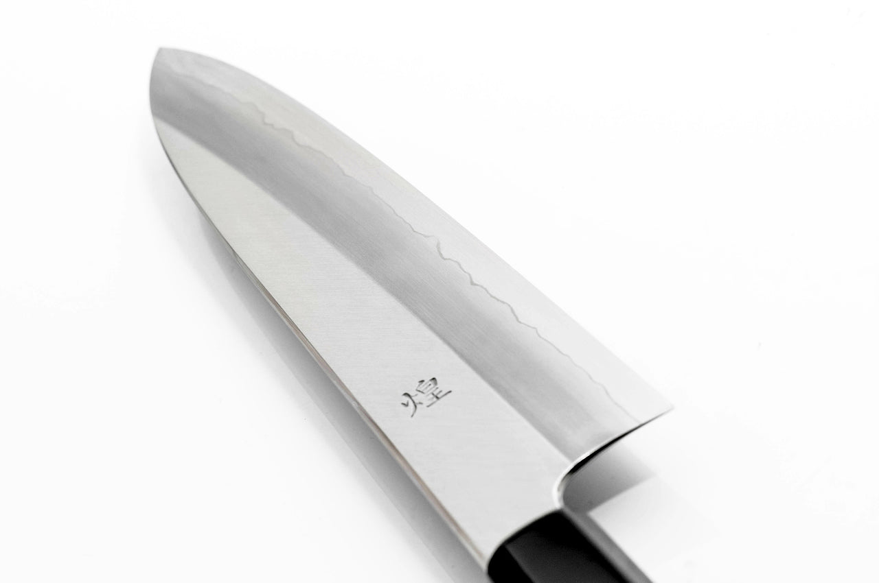 煌 V金10号 漆塗り錫ちらし柄 和式牛刀