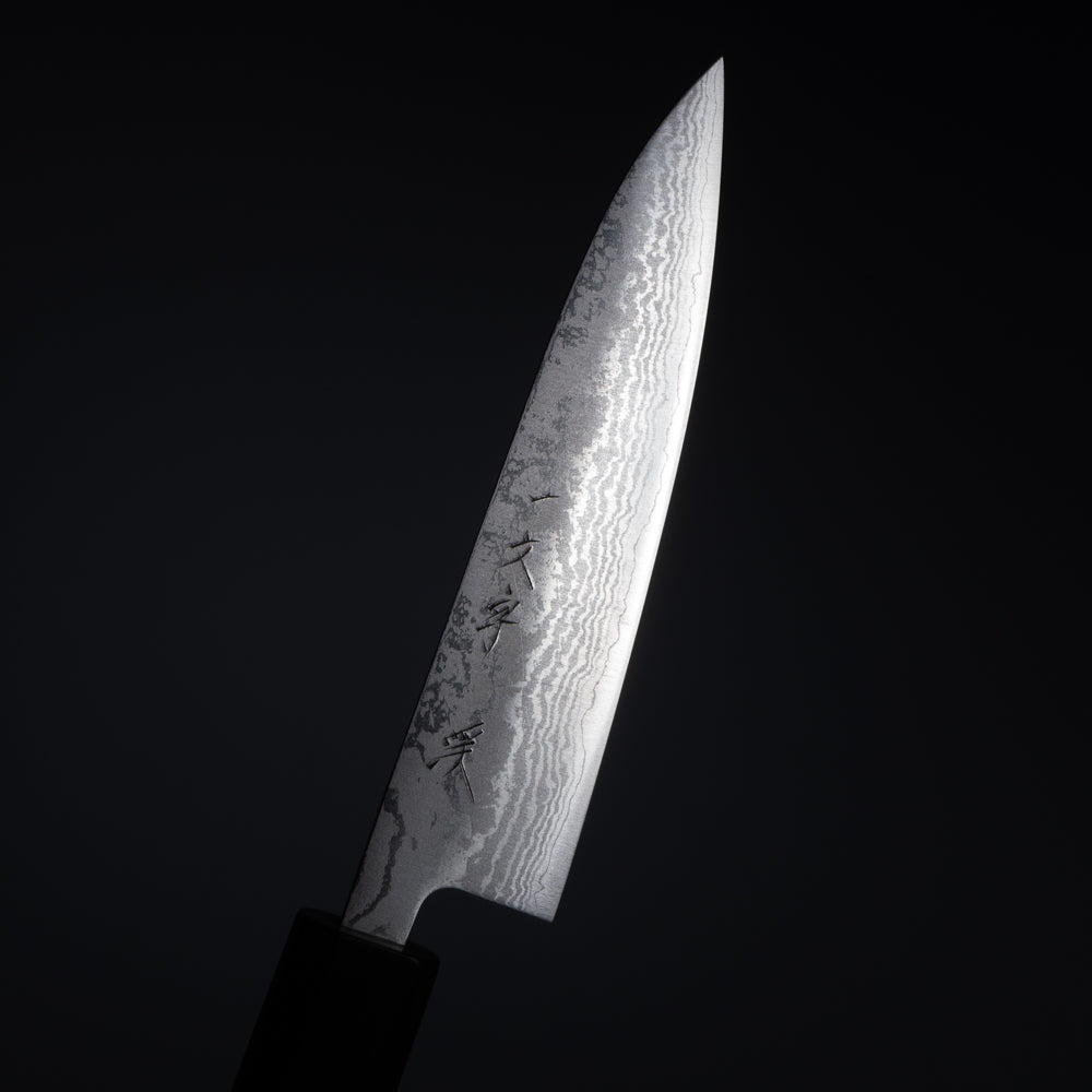 一文字 渓 VG10 墨流 ウォールナット柄 和式ペティ