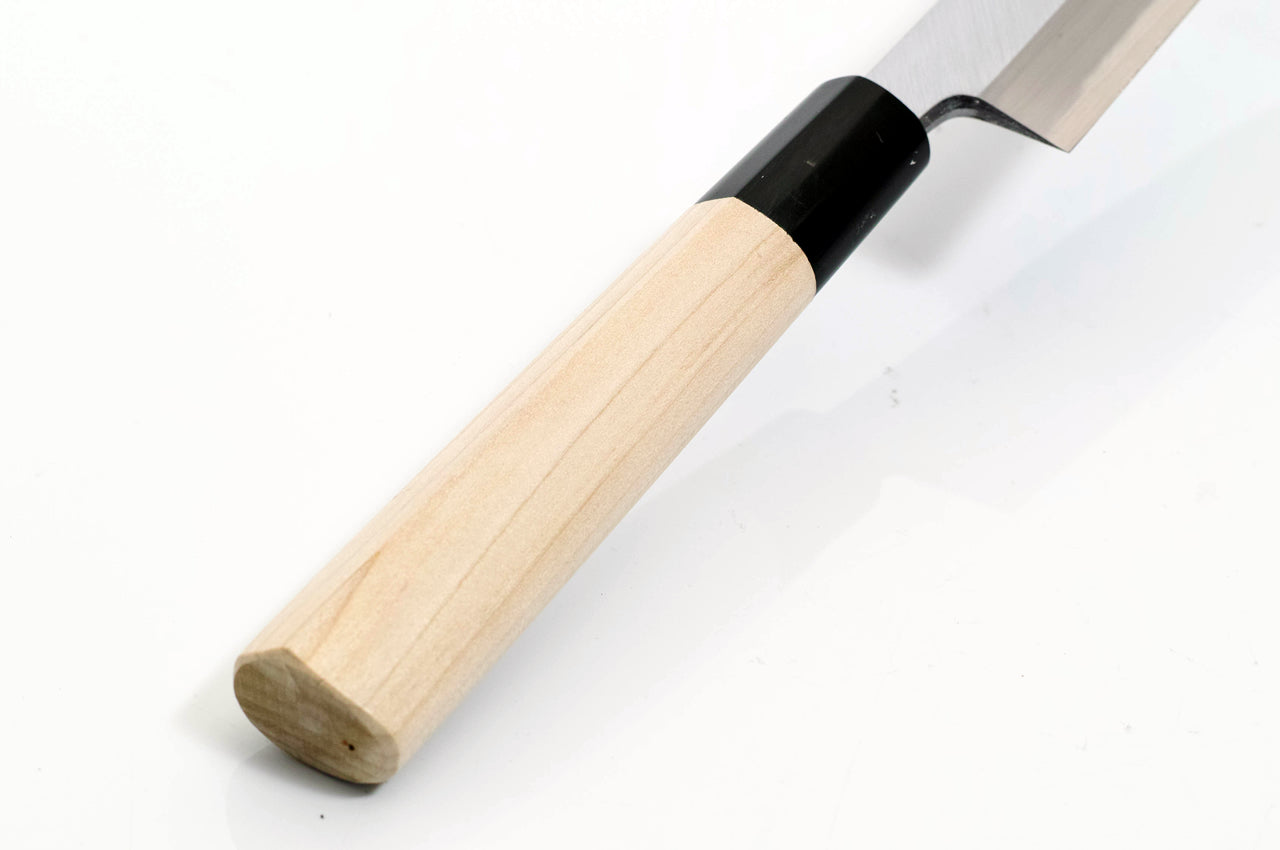 堺一文字光秀 白鋼 霞研 柳刃包丁