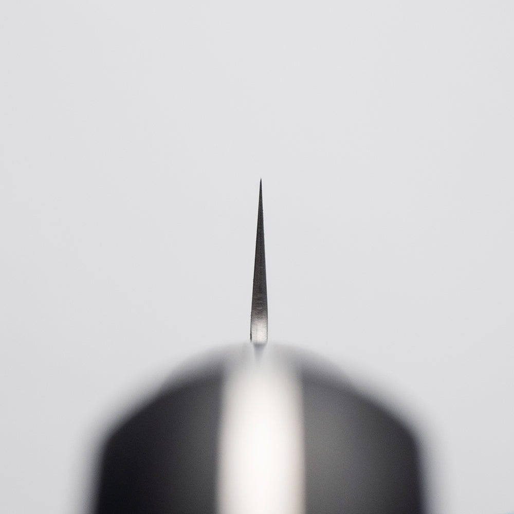 一文字 玄 青紙スーパー 黒打槌目 筋引 240mm 黒柄