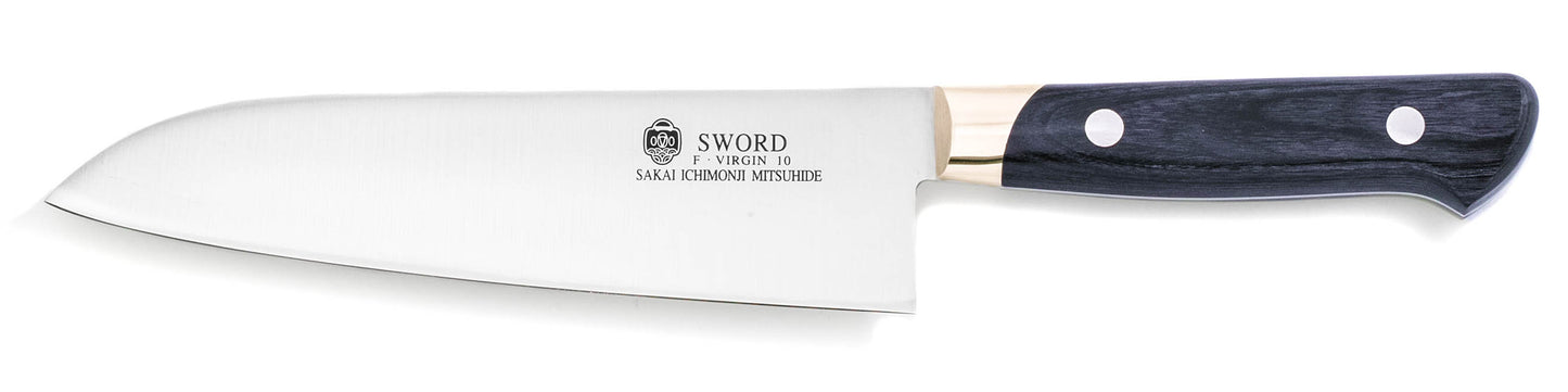 堺一文字光秀 SWORD FV10 三徳包丁 高級ステンレスV金10号鋼製 日本製 プロ仕様の切れ味と耐久性を兼ね備えた人気シリーズ
