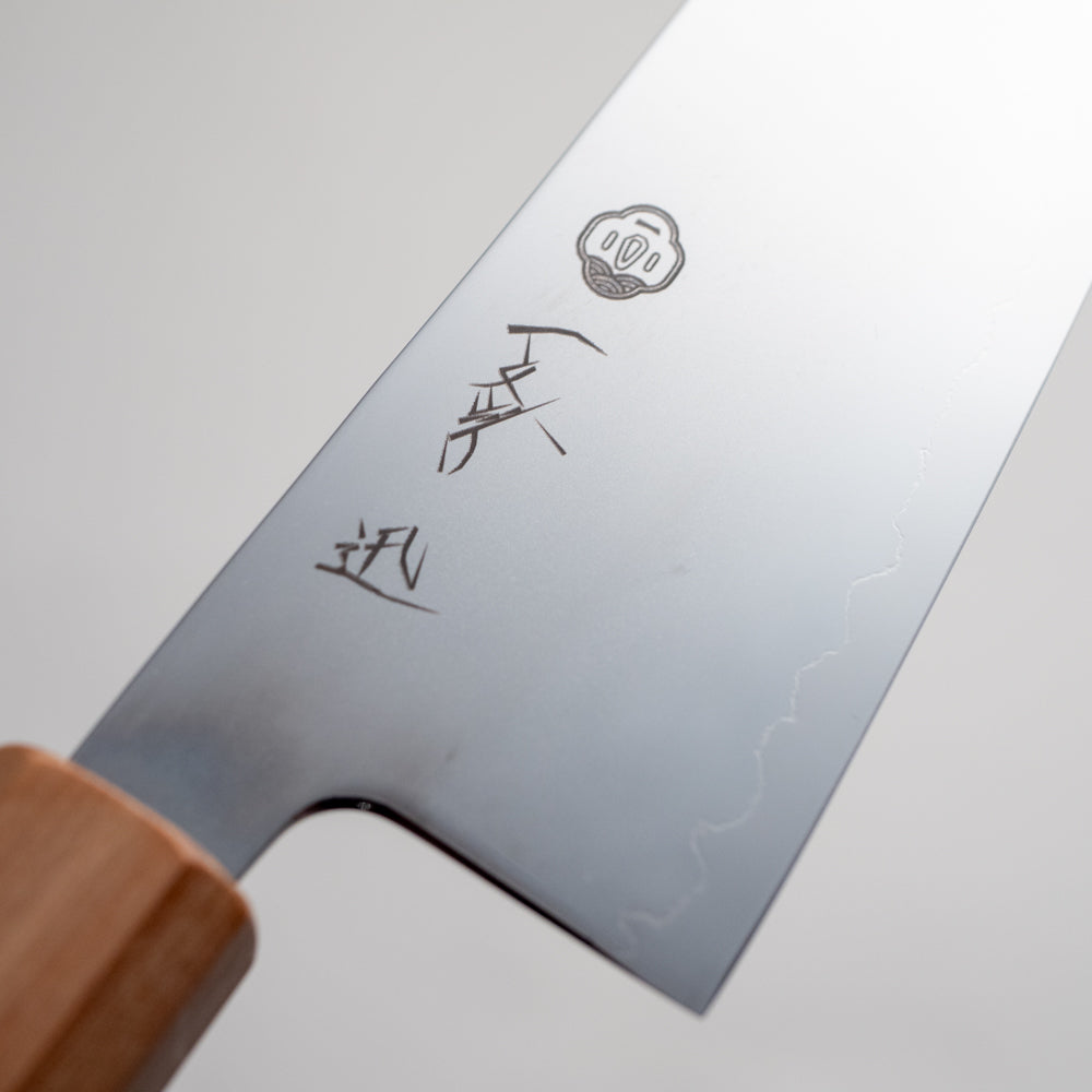 一文字 迅 SLD鋼 和式三徳包丁 オリーブ柄