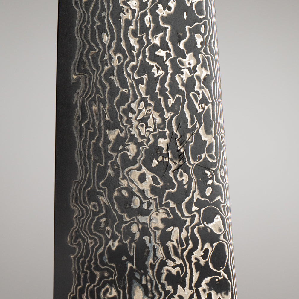 煌 本鍛造 粉末ハイスダマスカス鋼 牛刀