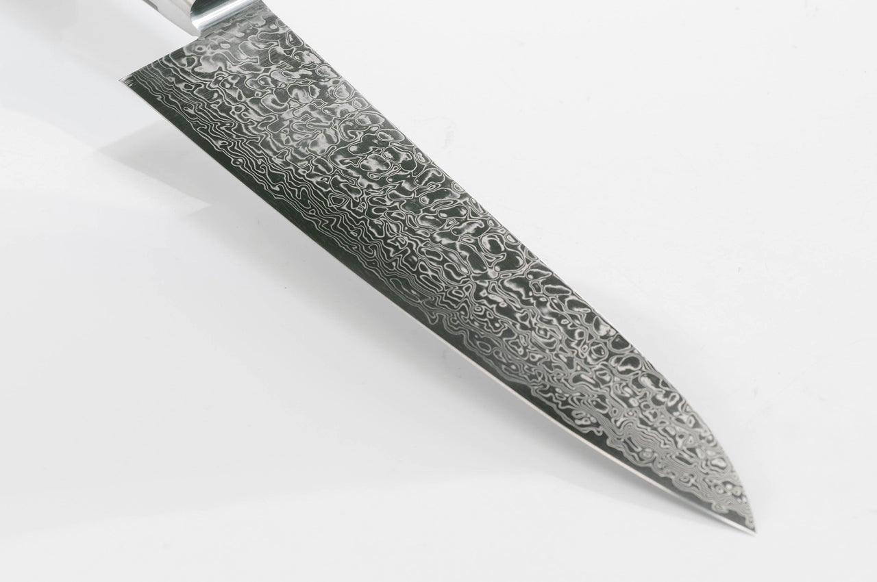 煌 粉末ハイスダマスカス鋼 牛刀