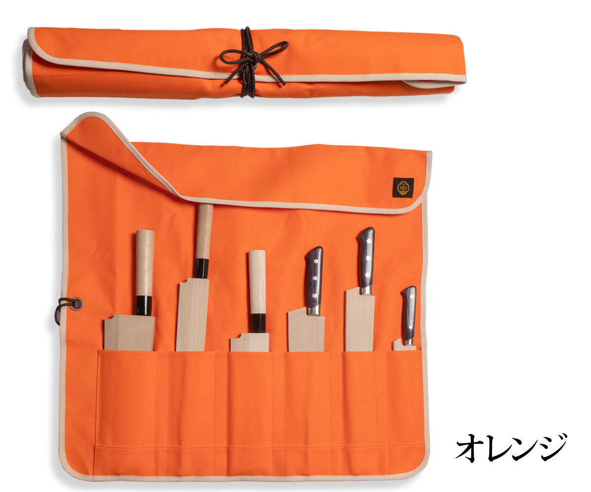 堺一文字光秀 包丁ケース 布巻き