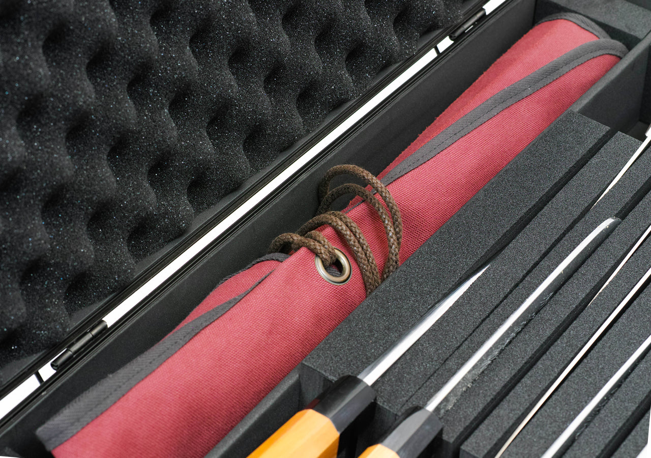 堺一文字光秀 洋・和包丁用アタッシュケース 8本収納 ブラック