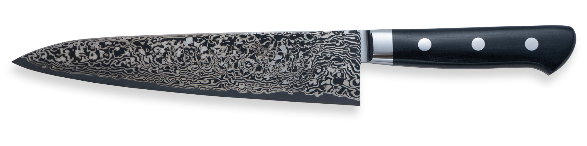 煌 本鍛造 粉末ハイスダマスカス鋼 牛刀 – 堺一文字光秀