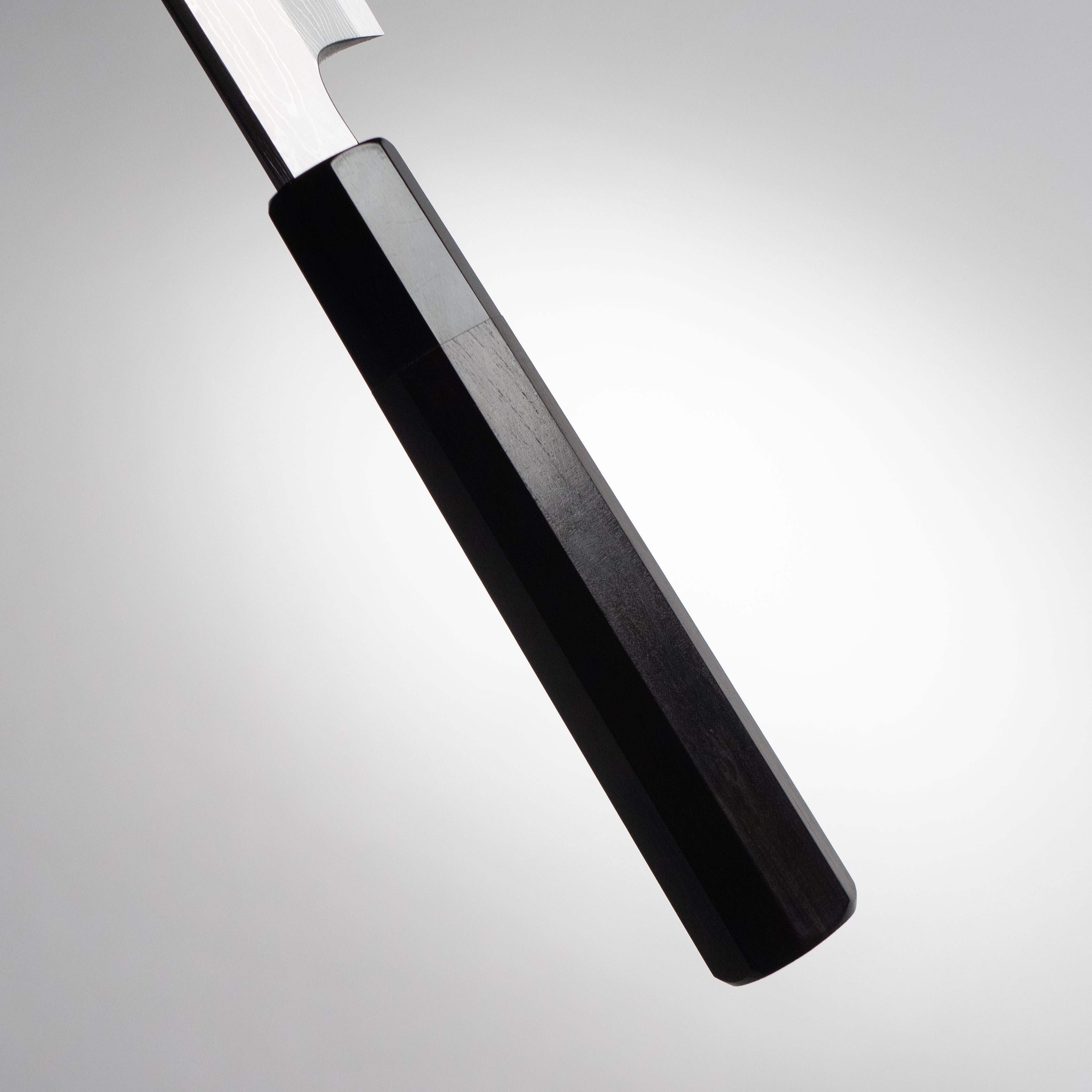 中川作 煌 青一鋼 墨流し 切付柳刃包丁 300mm 鞘付き