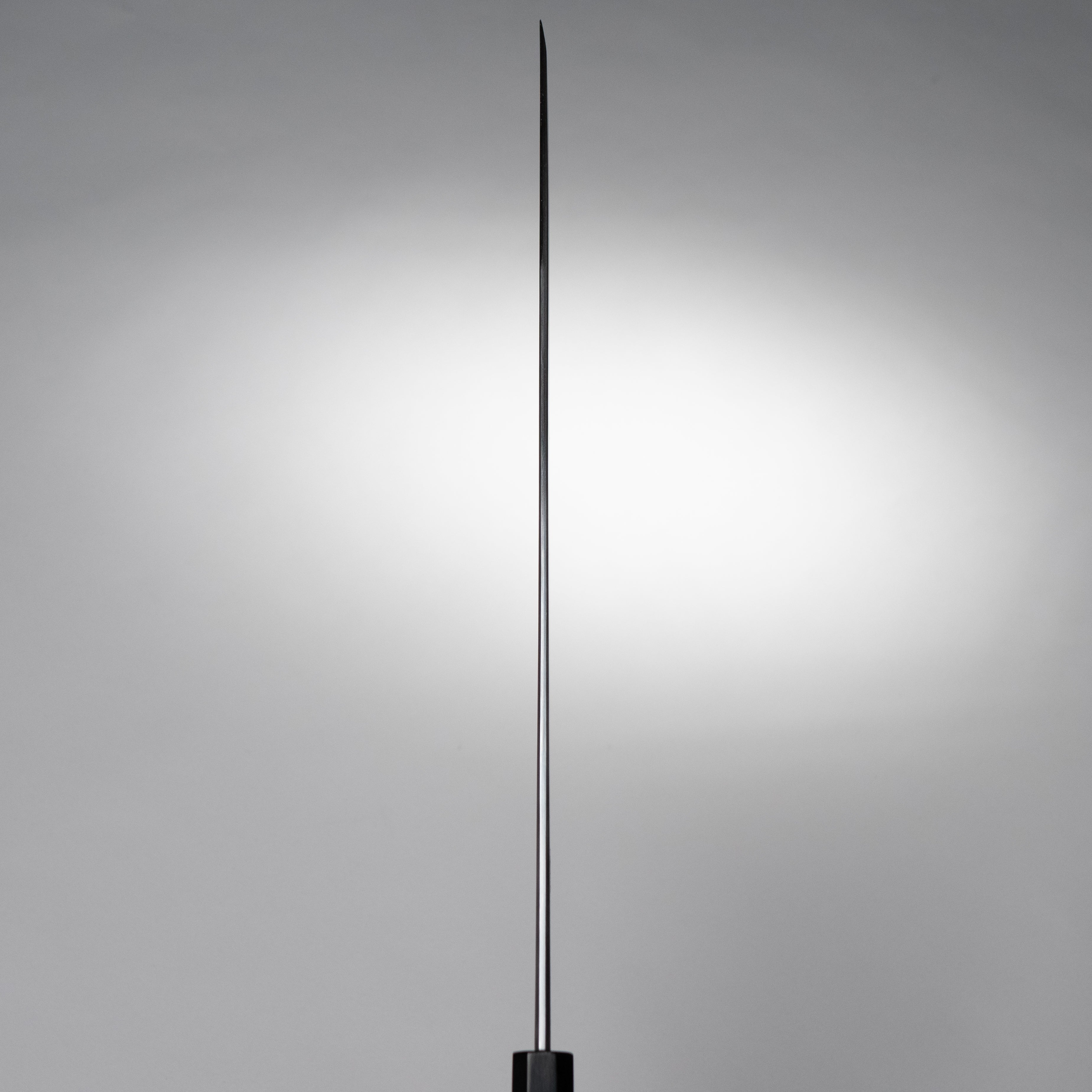 中川作 煌 青一鋼 墨流し 先丸蛸引包丁 300mm 鞘付き