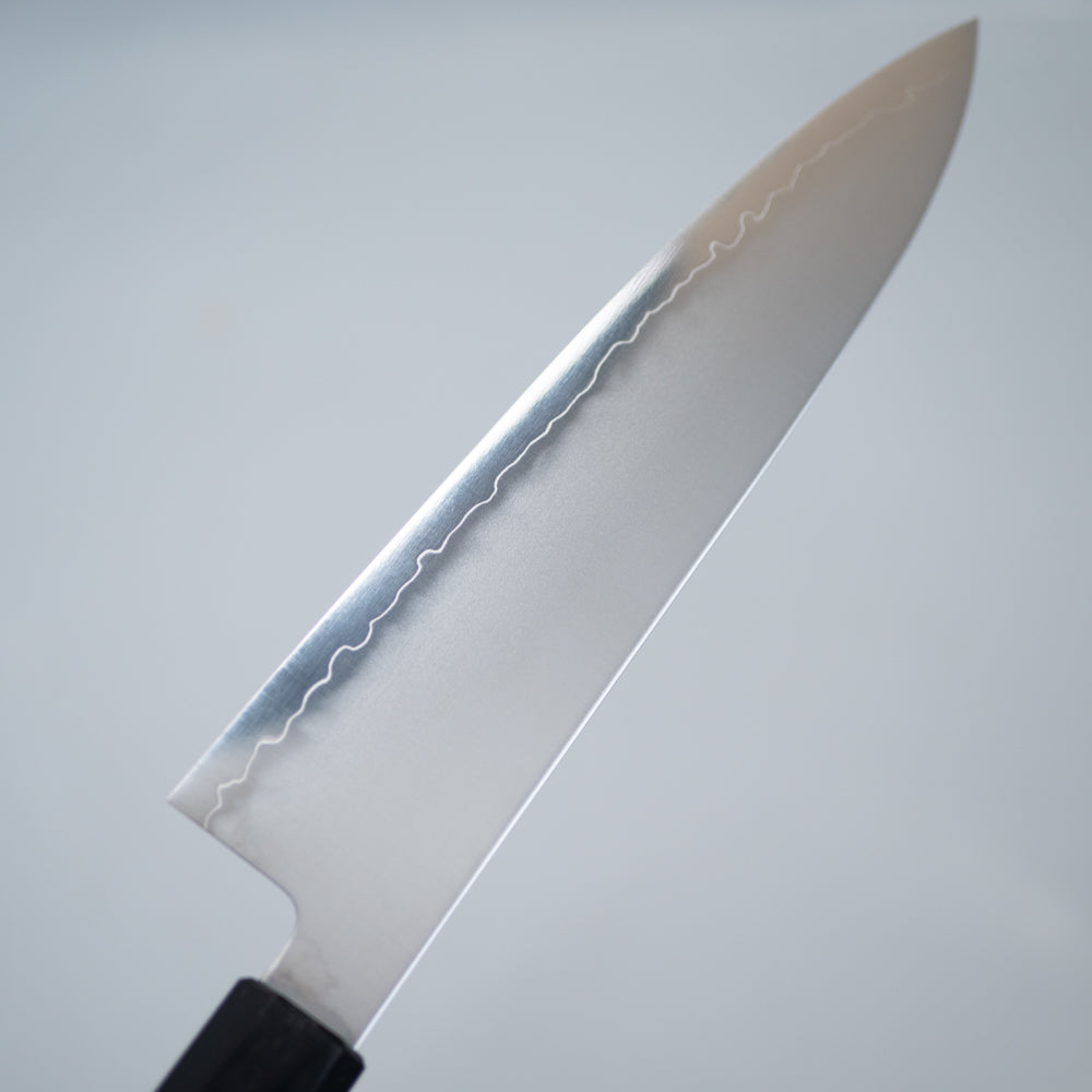 堺一文字光秀 クロマックス 和牛刀 210mm｜錆びにくく切れ味抜群のセミ