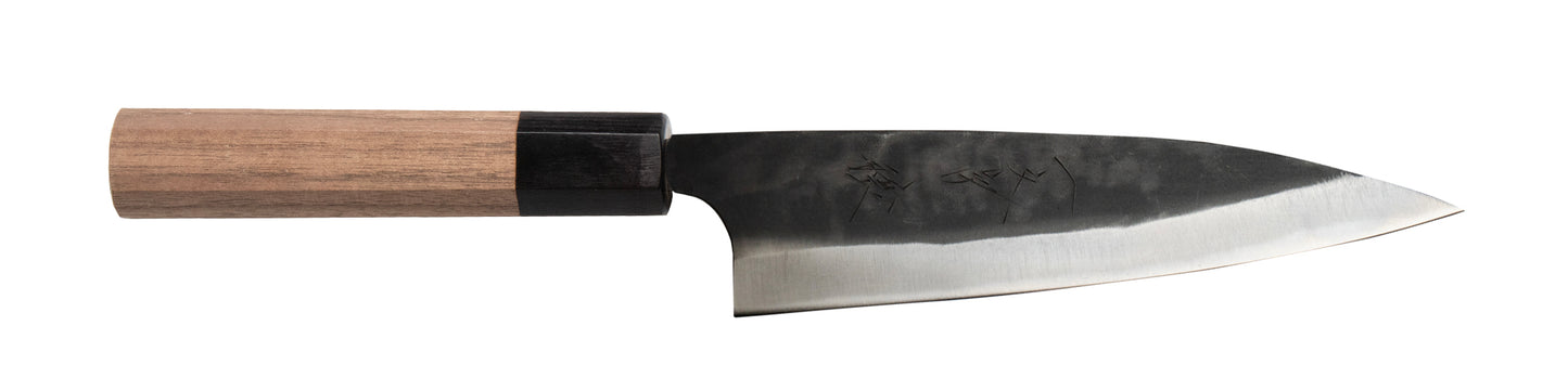 一文字 穣 青鋼 黒打 アジ切包丁