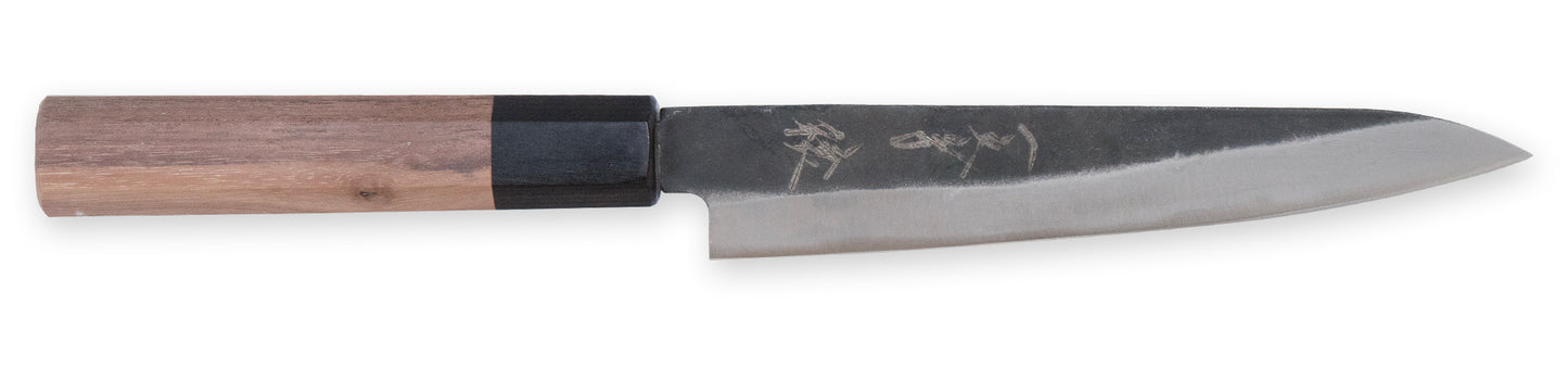一文字 穣 青鋼 黒打 ペティナイフ