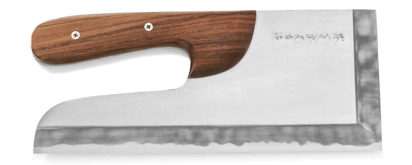 堺一文字光秀 安来白鋼　極上 磨　麺切包丁