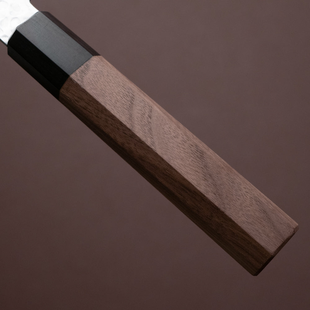 一文字 漣 VG10槌目ダマスカス 和式牛刀 ウォールナット柄