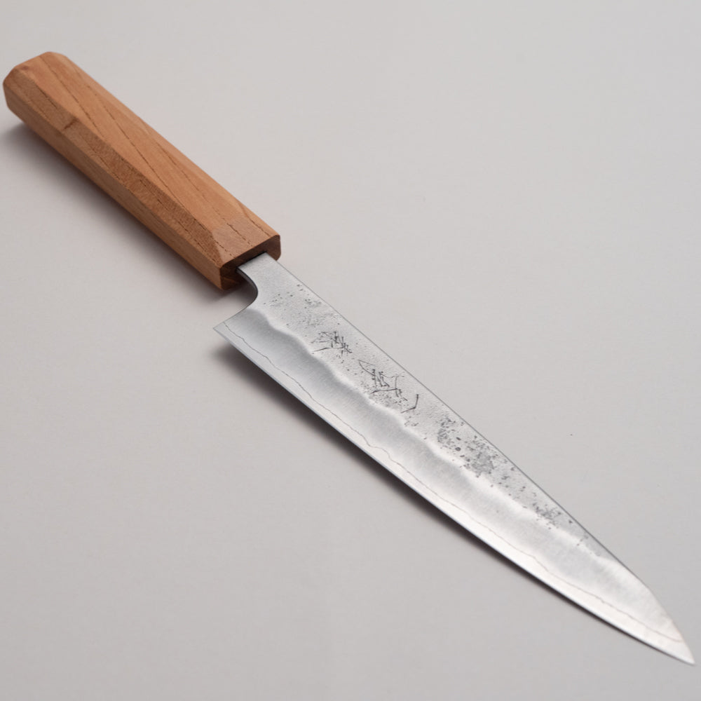 一文字 泰 銀三鋼 梨地 ペティナイフ 欅柄 – 堺一文字光秀
