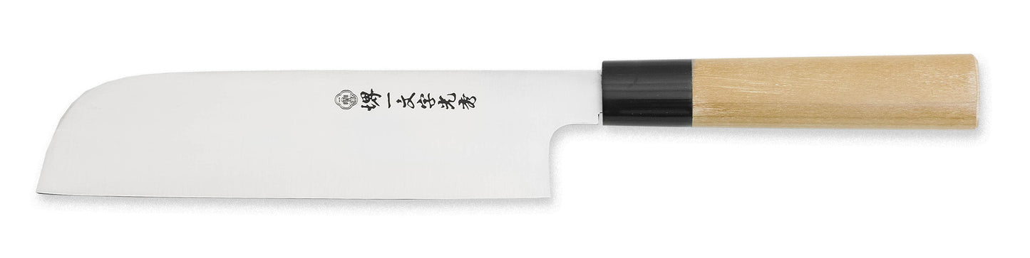 堺一文字光秀 v金1号 鎌型菜切り包丁