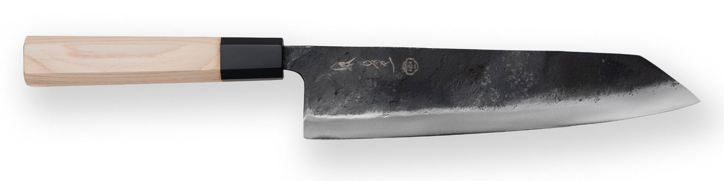 一文字 宵 青鋼 黒打 切付和牛刀