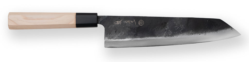 一文字 宵 青鋼 黒打 切付和牛刀