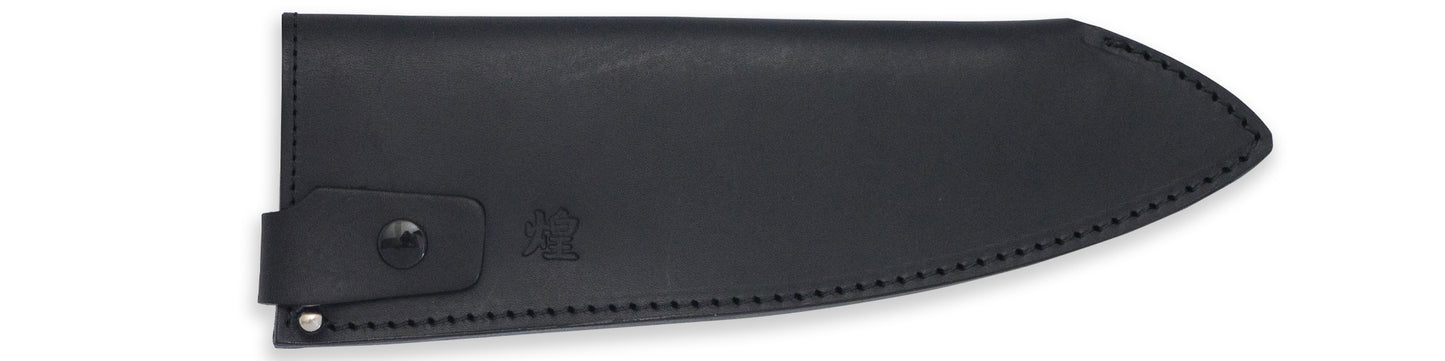 包丁サヤ 手作り革製鞘 出刃包丁