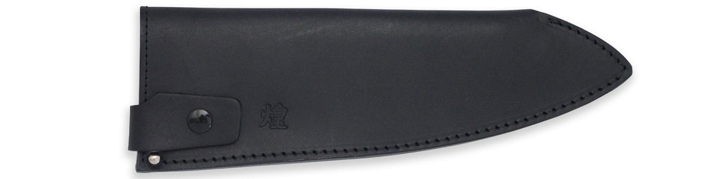 包丁サヤ 手作り革製鞘 出刃包丁