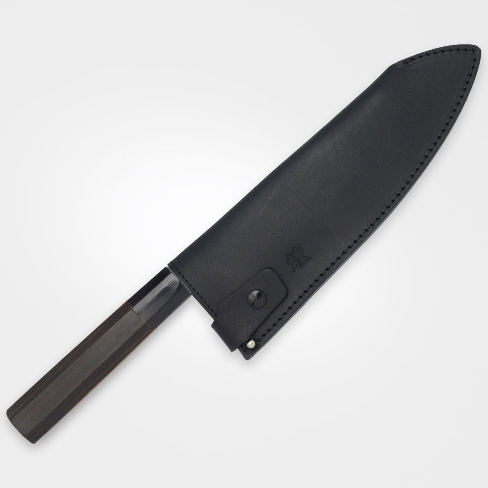 包丁サヤ 手作り革製鞘 出刃包丁