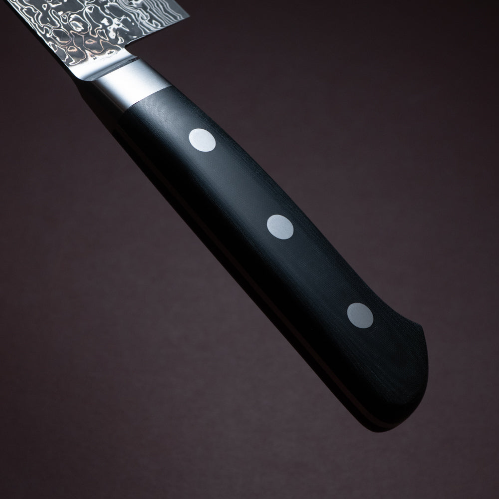 煌 本鍛造 粉末ハイスダマスカス鋼 三徳包丁